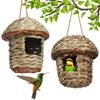 Durable Bird Nest Comfortable Hummingbird House Hand Woven Resting Place Hammock Hanging Hummingbird Nest