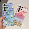 Для Samsung S24 Plus s24 Ultra Чехол Череп Мрамор Сердце Кот Милый Мягкий Силикон Capa Coque Для Samsung Galaxy S24 Ultra Pro+