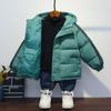 Children's Thick Hooded Quilted Autumn and Winter Casual Fashion Coats for Boys and Girls