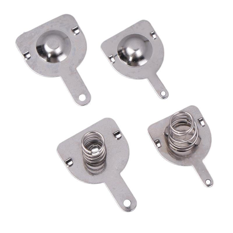 10Pcs/set Spring Contact Sheet Battery Box 16x16mm 18.5x16.5mm Positive Negative Single Bipolar For 18650 Batteries