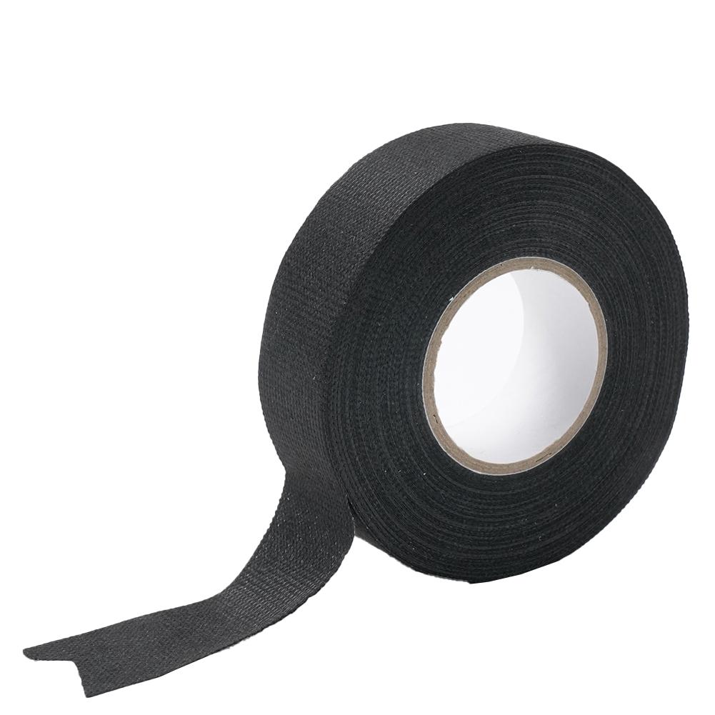 Лента для обмотки кабеля 25 мм X 15 м клейкая тканевая лента автомобильная кабельная лента черная электрическая нагревательная лента