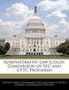 Книга Administrative Law Judges : Comparison of SEC and Cftc Programs