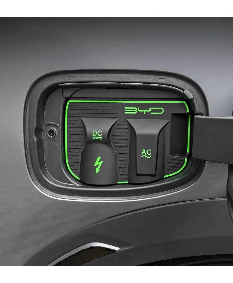 Для BYD YUAN UP PRO EV 2024 2025 Автомобильные аксессуары для украшения защитная крышка порта зарядки пыле- и влагозащитная крышкаАвтомобиль де
