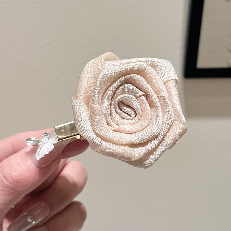 2 шт. корейский стиль увядшая роза цветок заколка для волос винтажный цветок заколка для волос боковой зажим высококачественный головной убор аксессуары для волос