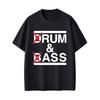 Drum and Bass Смешные Мем Футболки Любители Рома и Задниц Шутки Короткий Рукав Мужская Повседневная Хлопковая Футболка Мужская Мода Оверсайз Футболка