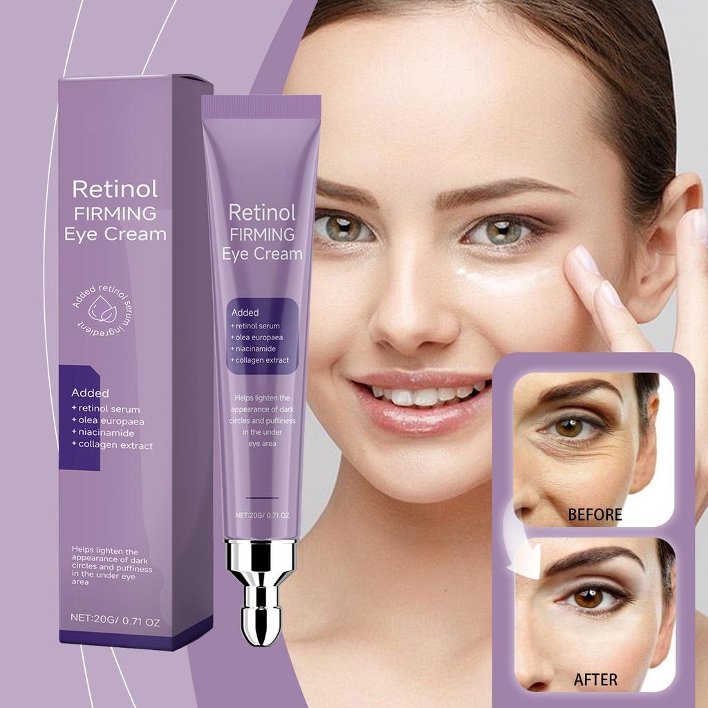 Укрепляющий крем для кожи вокруг глаз с ретинолом снимает отеки, подтягивает и укрепляет кожу вокруг глаз, уменьшает мелкие морщинки вокруг глаз и подтягивает кожу.