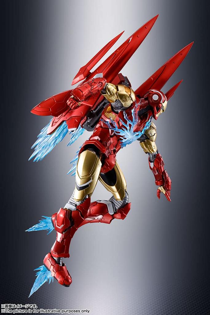 TAMASHII NATIONS Железный Человек 155 мм Окрашенная Подвижная Фигурка S.H.Figuarts (Технические Мстители) приблизительно. ПВХ, АБС, литье под давлением
