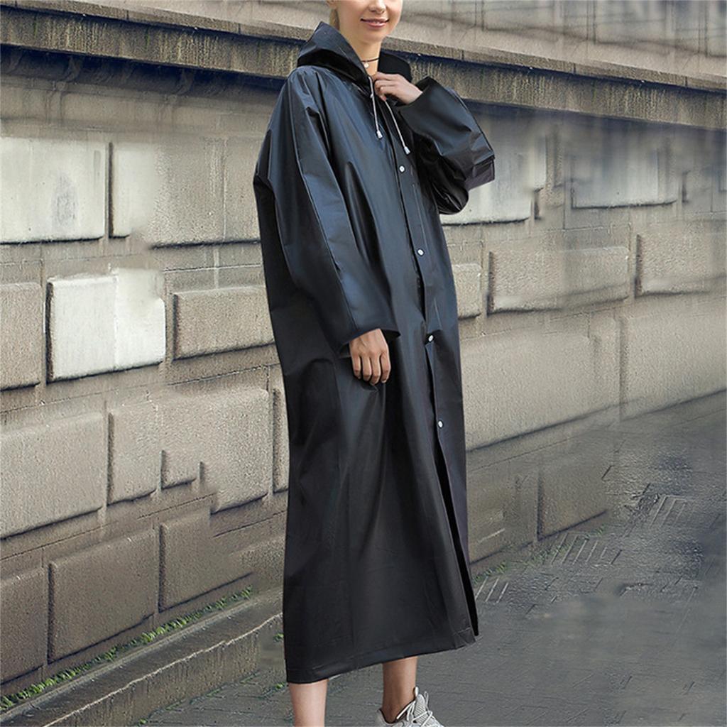 Унисекс открытый путешествия мода взрослый плащ толстый прозрачный плащ из ЭВК