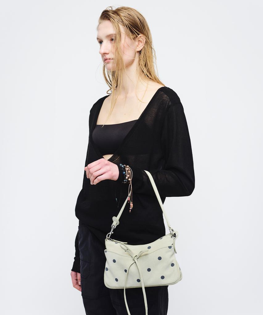 Margesherwood Ribbon Pochette_Blond Wood Printed Suede