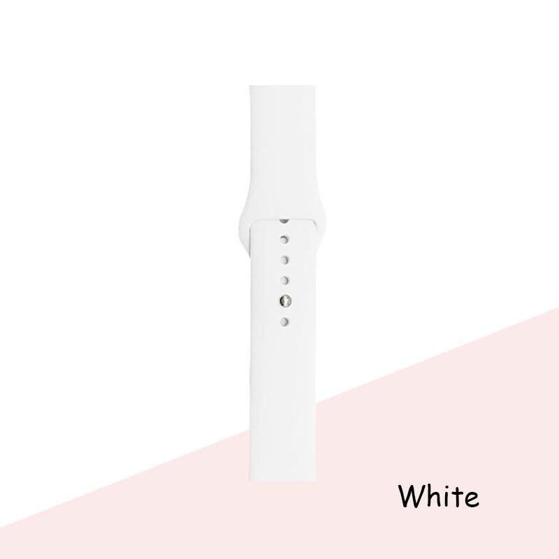 Силиконовый ремешок для браслета Apple Watch 44 мм 40 мм 38 мм 42 мм ремешок для часов Apple Watch Band Correa для Iwatch Series7 6 Se 5 4 3