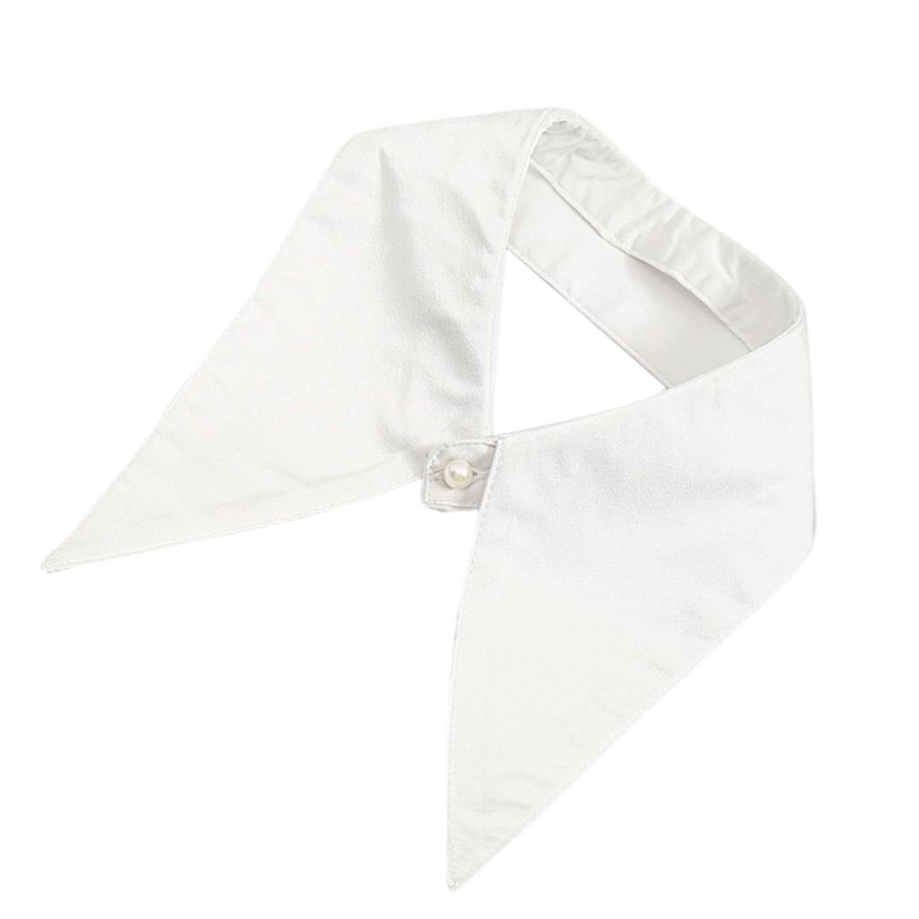 Pointed Solid Color Insert Collar Blouse Spread Lapel Ancient Art Collar Sweet Shawl Insert Decorative Shawl