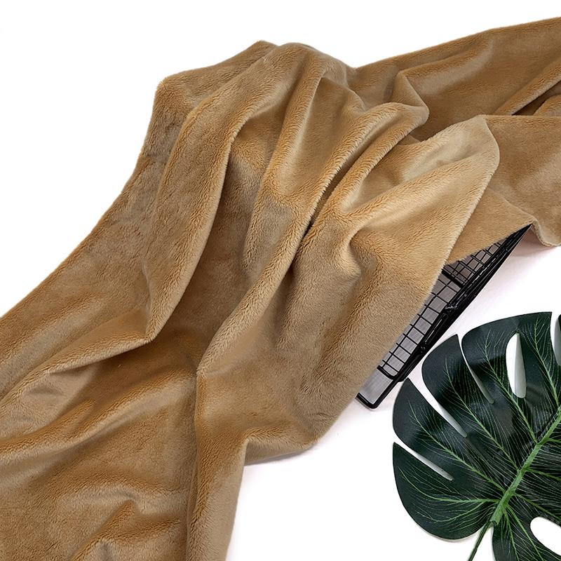 45x50 см удобная и мягкая ткань с ворсом 3 мм из полиэстера с кристаллами, супермягкая плюшевая ткань для шитья кукол