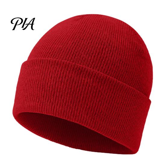 Cold Weather Headwear Knitted Winter Hat, Unisex Thick Thermal Skull Cap, Cozy Windproof Warm Knit Hat for Men Women Outdoor Hiking Jogging