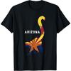 АРИЗОНА КОЛЬЦЕХВОСТ Флаг штата животное кошка дикая природа Футболка