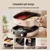 Midea 6.5L Multi-Functional Electric Hot Pot with Dual Temperature Control CN plug (adapter included)