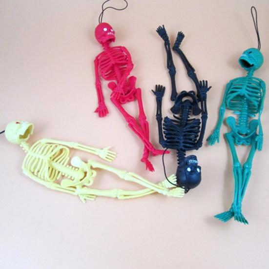 Череп Скелет Хэллоуин Модель игры Брелок Ключ Партия Декор Игрушка