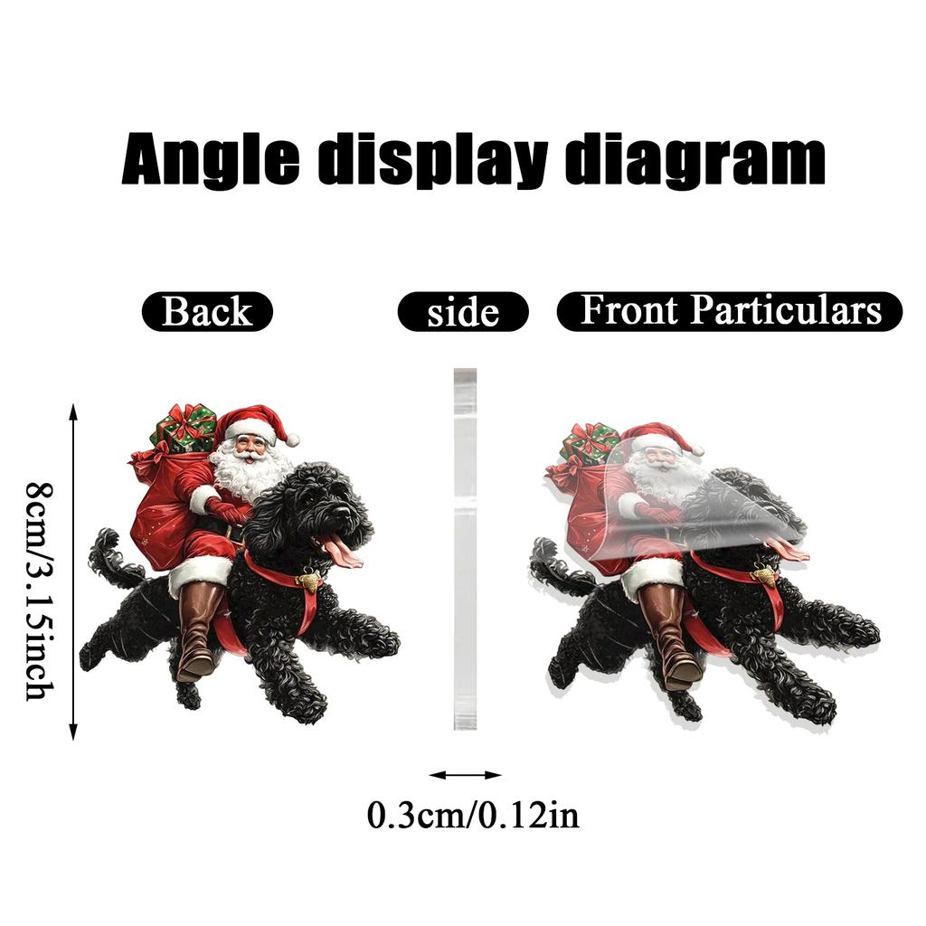2D Рождественские украшения, Акриловая плоская елка, Домашний декор, Подвеска на елку