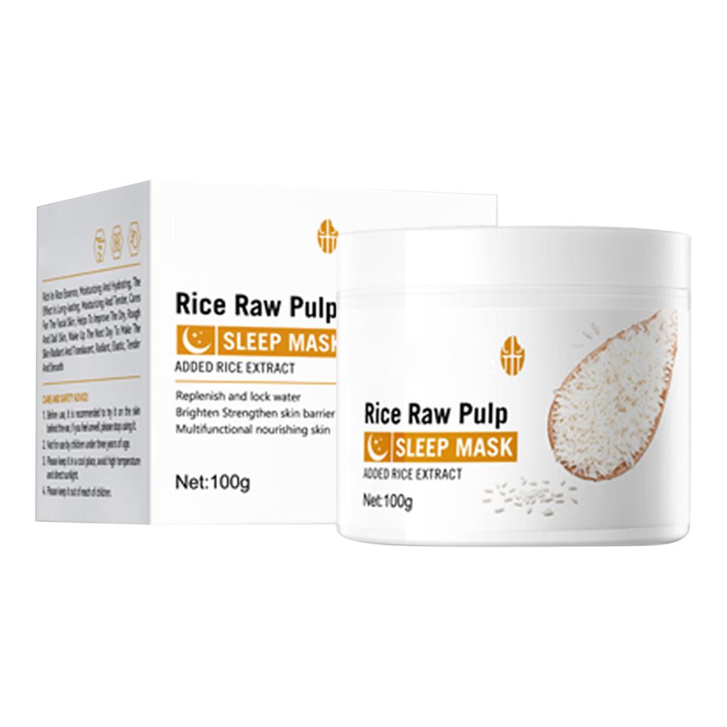 Rice Milk Facial Sleeping MaskIt Is Moisturizing And Non-greasy Easily Absorbed Replenishes Moisture1