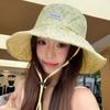Floral Plaid Fisherman Hat Adjustable Sunscreen Hat Fashion Sunshade Hat  Summer