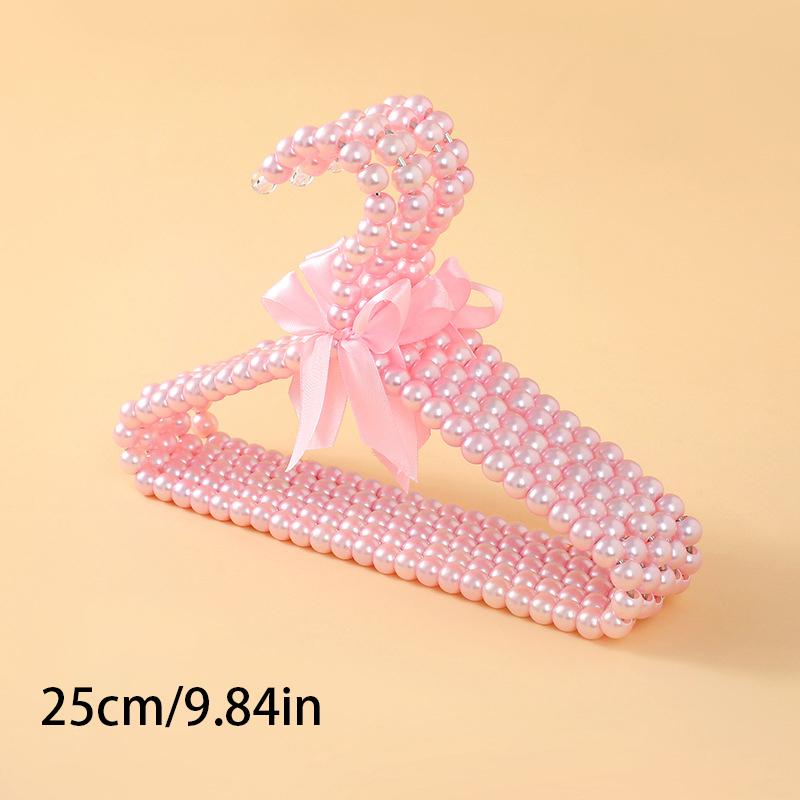 5 шт. стильная вешалка для одежды для домашних животных с искусственным жемчугом 20/25/30 см маленькая вешалка для одежды с жемчугом