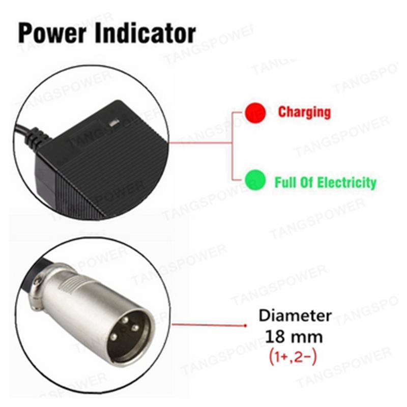 48V 2A Lead Acid Battery Charger 57.6V 2A Charging Lead-acid Battery Pack Charger Power Tool Charger Fast Charging