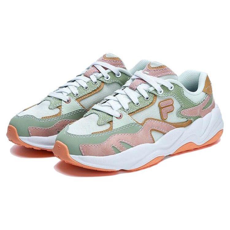 Fila Fusion Кроссовки для бега Flash Retro Низкие Женские кроссовки Лотосово-зеленый Болотно-зеленый T12W321101FWM