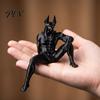 Мускулистый человеко-шакал Дизайн 3D-печатная статуя Анубиса, Коллекционный предмет египетской мифологии, Декор для дома, Высокая детализация, Влагостойкое настольное украшение