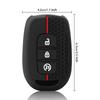 3 Buttons Silicone Remote Key Fob Case Cover For Renault Duster Sandero Logan Clio Captur Laguna Scen 2015 2016 2017