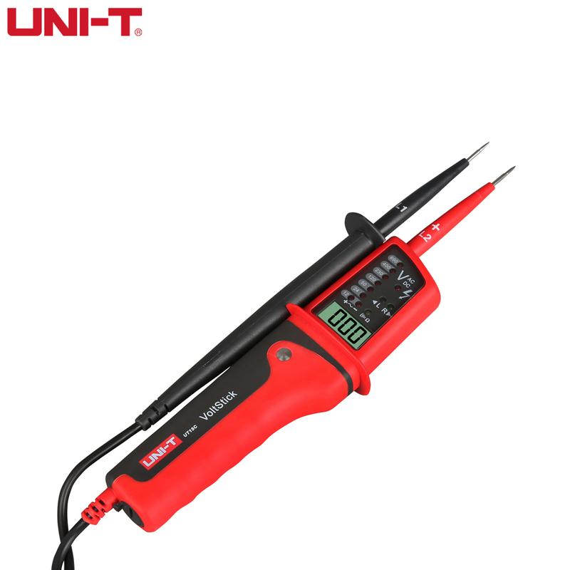 UNI-T UT15C Водонепроницаемый цифровой вольтметр 0В~690В AC/DC Тестеры напряжения ЖК-дисплей Автоматический диапазон Индикатор направления вращения фаз