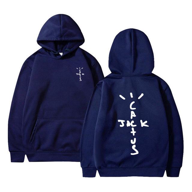 Худи с принтом алфавита Cactus Jack Swag Женская толстовка с капюшоном Повседневный пуловер