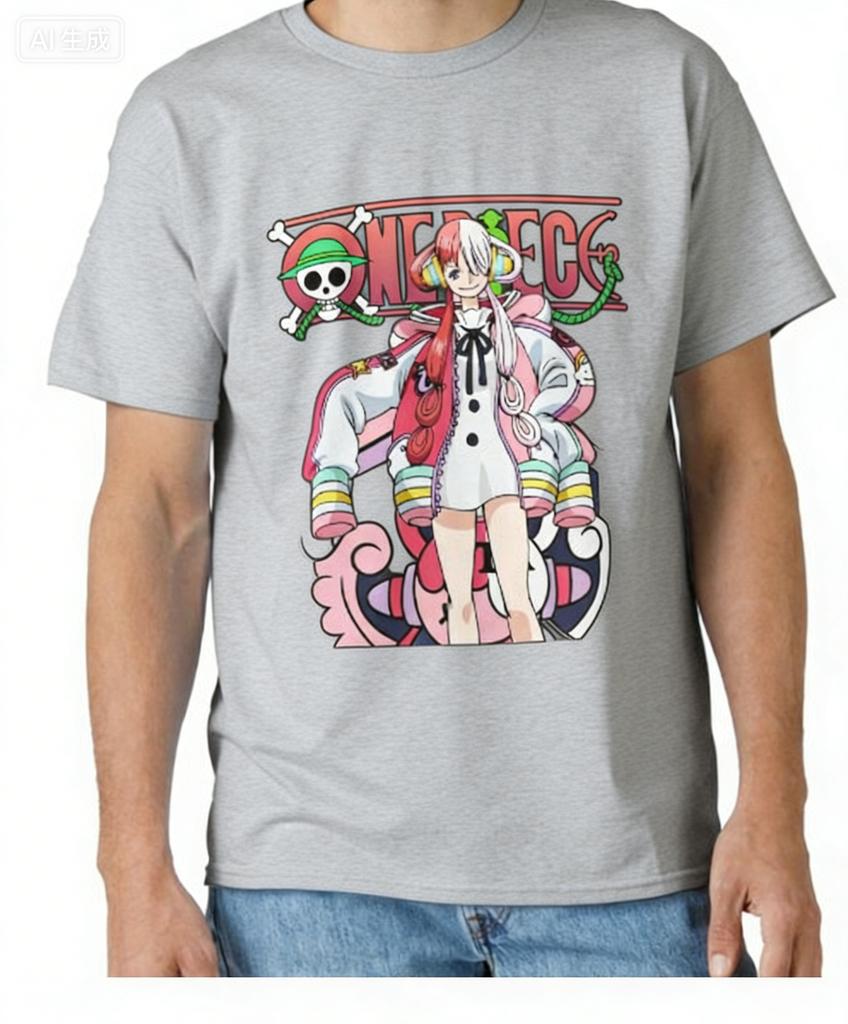 Summer Relaxing and Comfortable Uta One Piece A Uta One Piece A Uta One Piece Classic TShirt 2026 New Cotton Summer Unisex Tshirt