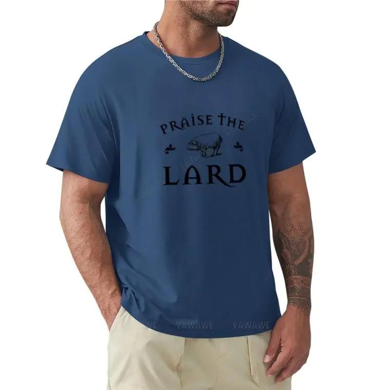Praise the Lard T-Shirt Aesthetic clothing boys t shirts slim fit t shirts for teenagers black t-shirt summer