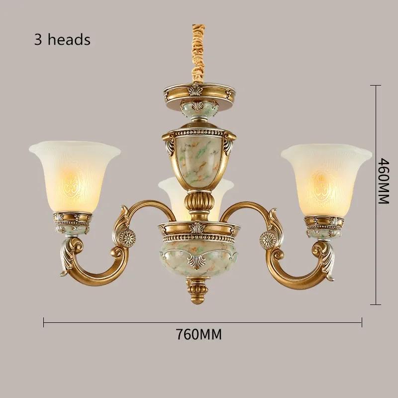 Европейский стиль ретро люстры лампы роскошная вилла гостиная ресторан главная спальня отель торговый центр клубный дом свет