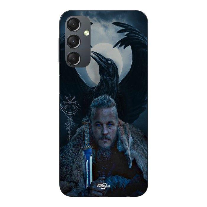 Coque Pour Samsung Galaxy A04s Vikings ragnar lothbrok corbeau Maniacase