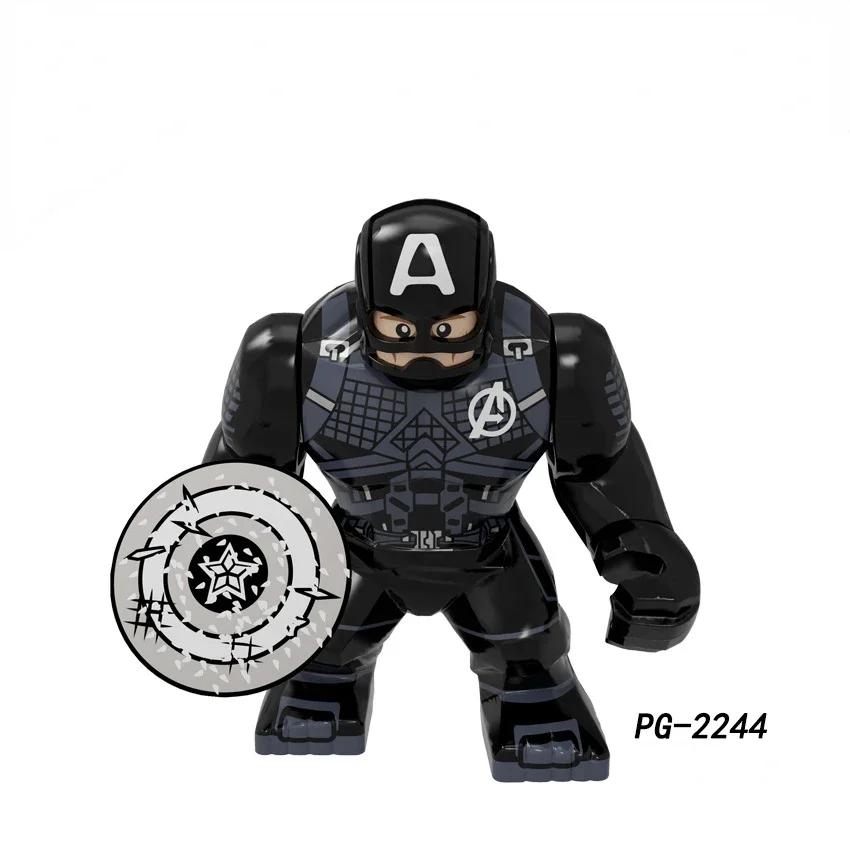 Action Figure: Marvel Mini Block Figurine Superhero Series Iron Man Spider Man Combination Block Children's Puzzle Toy Gift