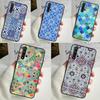 Moroccan Pattern Case For Huawei P30 P20 P40 Lite Nova 5T 11i 8i 3i 9 10 SE 11 Pro Y90 Y70 Y61 Y60 Y91 Cover
