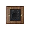 High Quality Retro Europe Type Vintage Wall Light Switch Socket, Solid Wood Brass Toggle Switch Plate, Antique Home Stay Switch