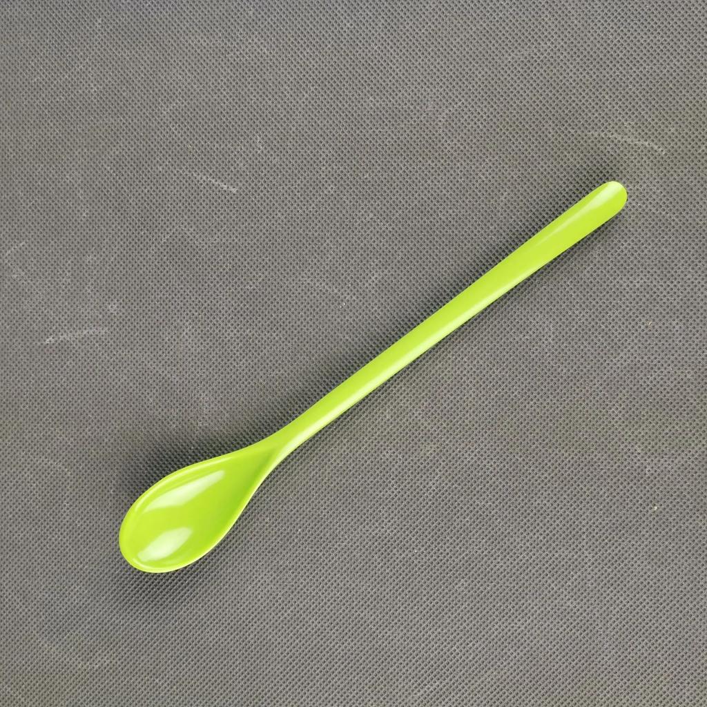 Пластиковые десертные ложки конфетного цвета с длинной ручкой, обеденные чайные ложки, столовая посуда, столовые приборы, для перемешивания кофе, кухонные ложки, для супа