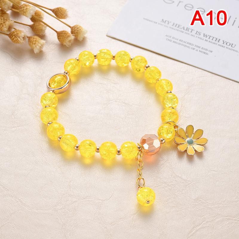 Корейские цветы ромашки браслеты Богемный цветной пластиковый бисер