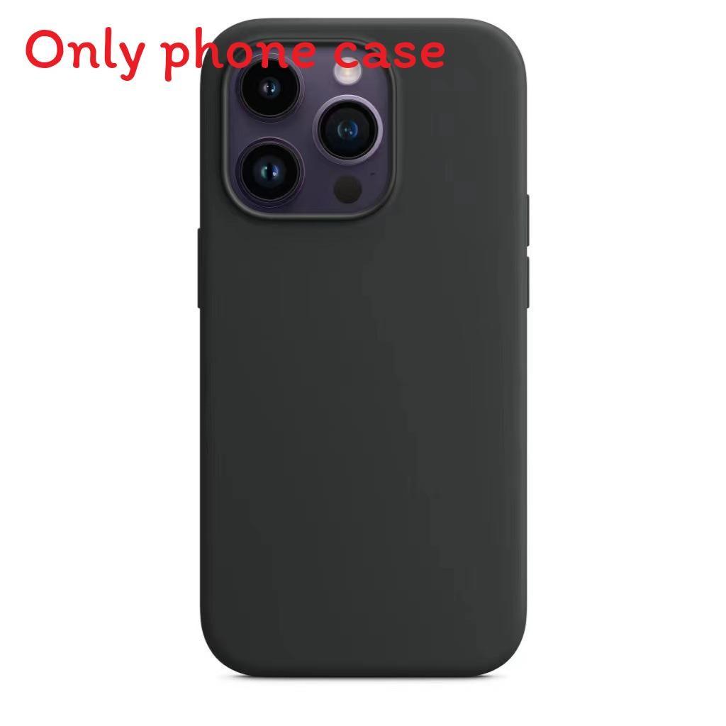 Silicone Liquid Magnetic Phone Case With Shock Absorption For Iphone Pro 13