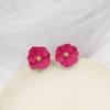 Lovely Classic Women Cute Girls Flower Petal Ear Studs Earrings Jewelry Fashion Accessories