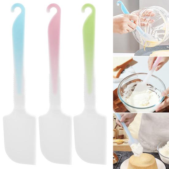 Spatula Non-Stick Ergonomic Design Comfortable Cooking Grip Multi-purpose Pastry Scraper Mold