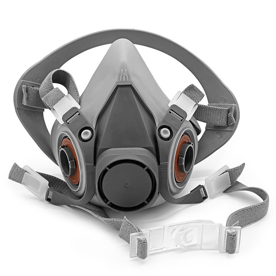 Полумаска 6200, промышленный противогаз, распыление краски, подходит для фильтров серии 2091/6001, резиновый респиратор, пылезащитная маска, корпус