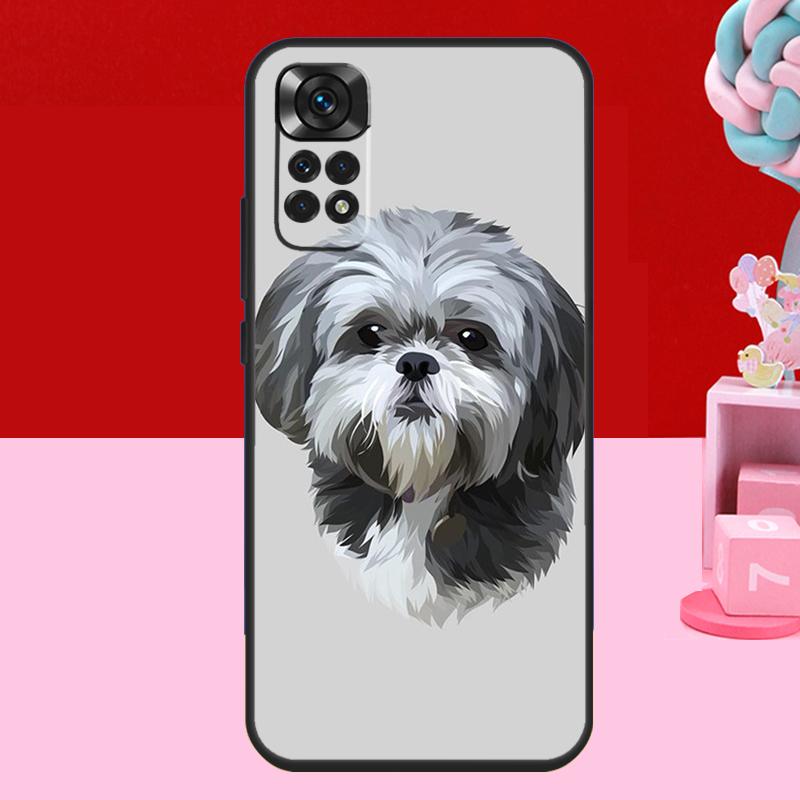 Мультяшный чехол для собаки Ши-тцу для Xiaomi Redmi Note 13 12 11 10 14 15 Pro Plus Redmi 15 C 14C 10C 12C 13C Мягкая крышка