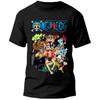 2026 новый летний мужской и женский футболка с принтом One Piece, повседневная, спортивная, для фитнеса, свободная и удобная