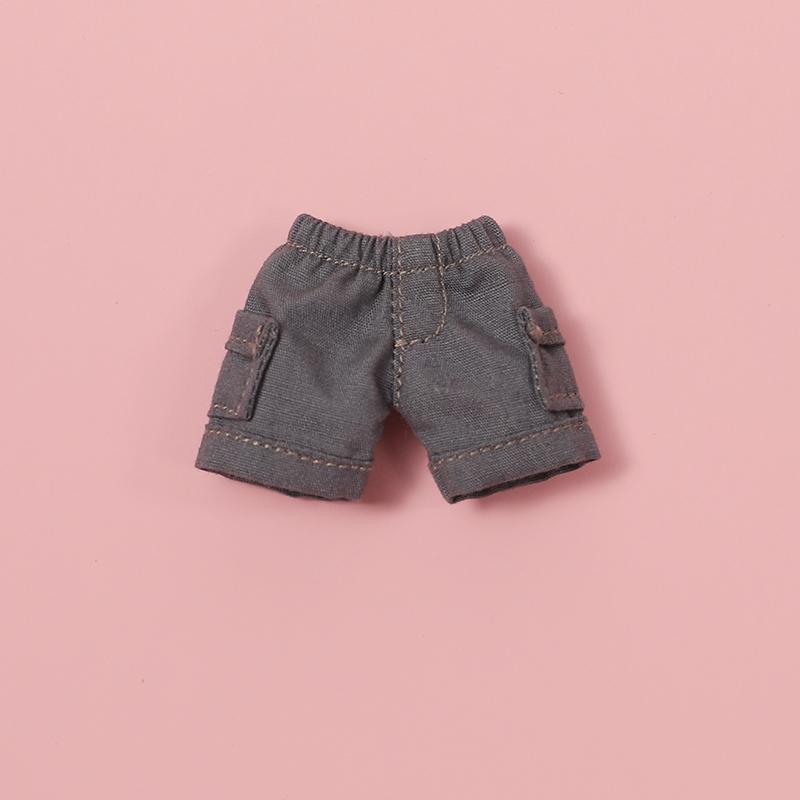 Ручная работа Брюки для куклы Ob11 Одежда Джинсовые шорты в клетку Аксессуары для кукол Для Penny, Molly, Obitsu11, Gsc 1/12 Bjd кукол