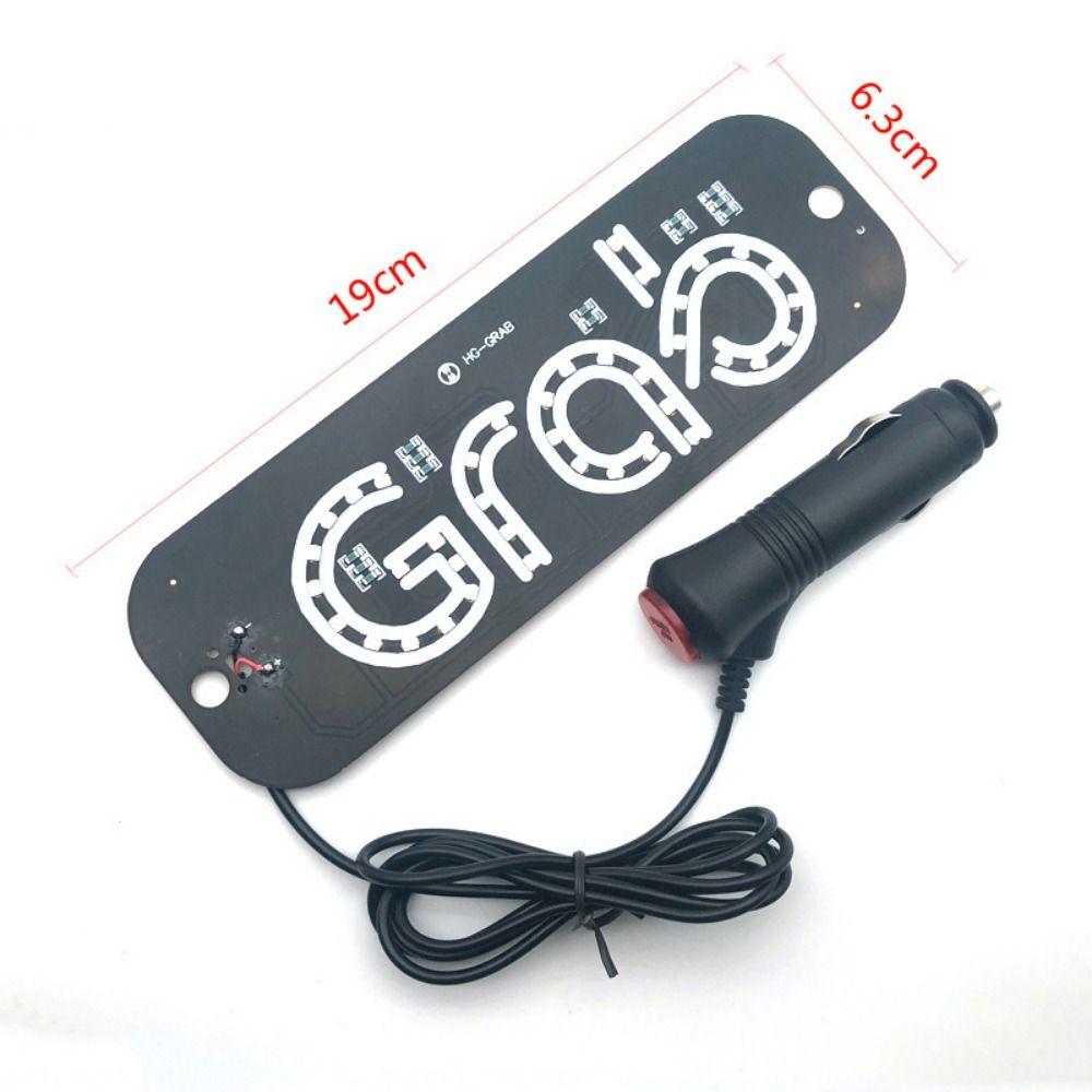 1 шт. Светодиодный сигнальный маяк GRAB Панель Такси Автомобильный свет Сигнальный свет Лобовое стекло Зеленый свет Индикатор Кабины Внутри Такси Свет Автомобиля