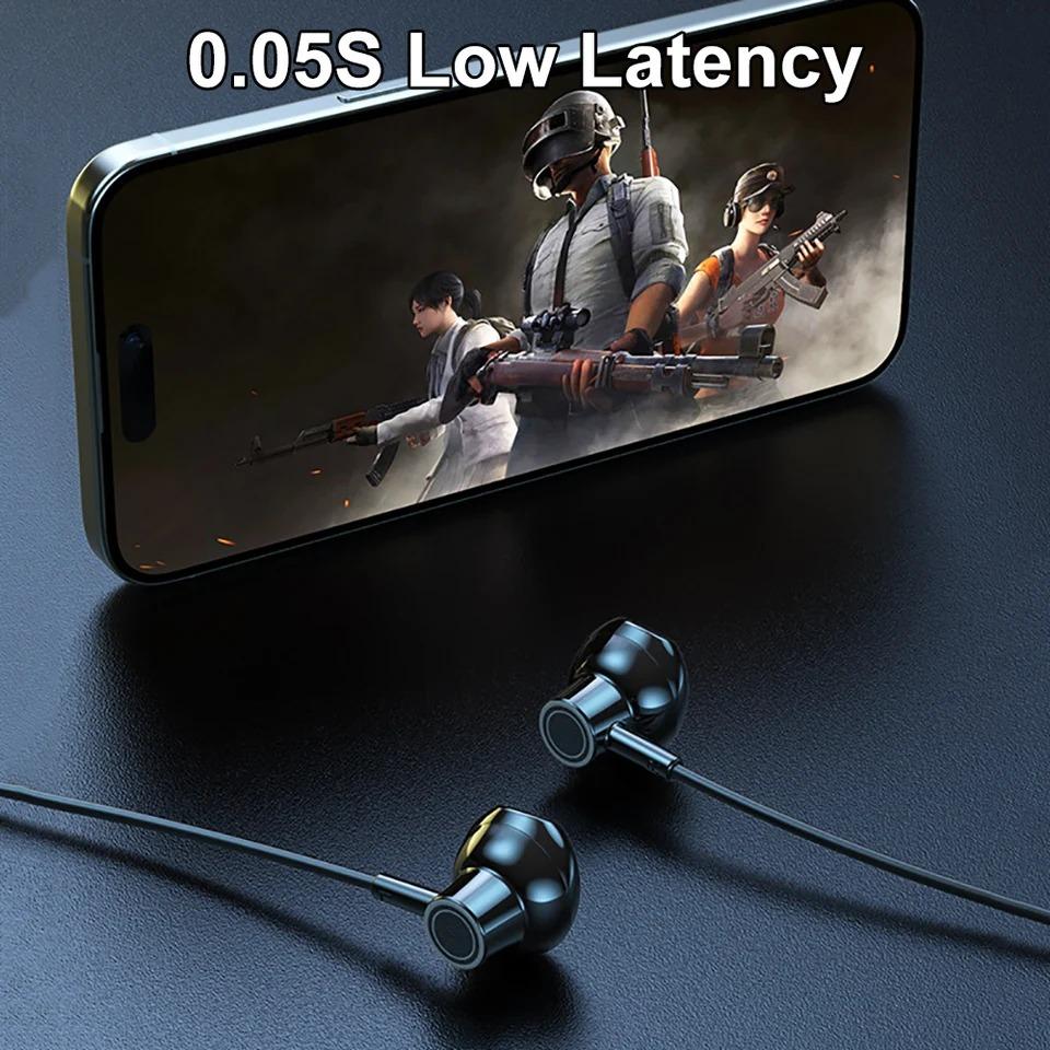 Цветной экран Bluetooth 5.4 Наушники с шейным ободом Беспроводные гарнитуры Hi-Fi стерео Шумоподавление Вкладыши