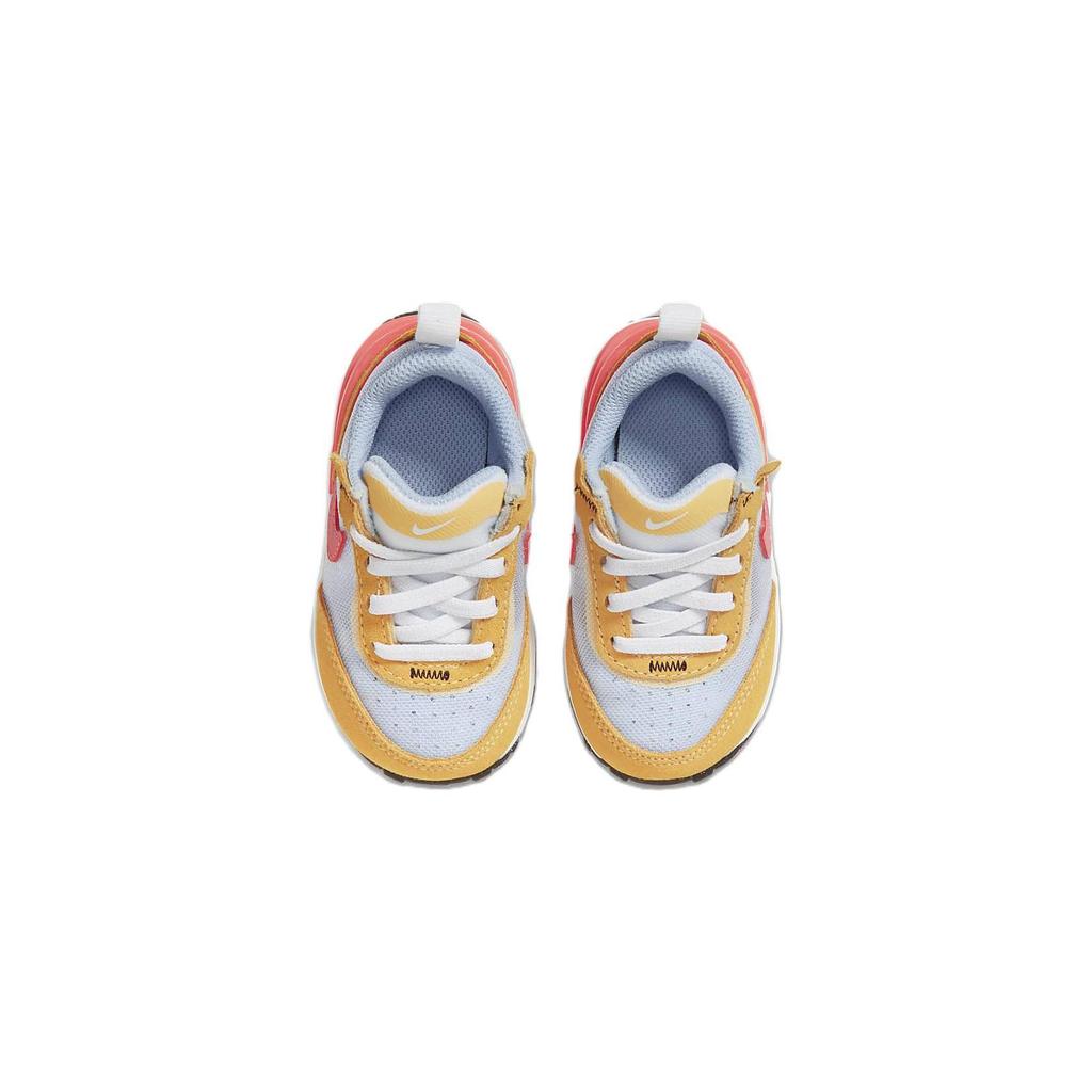 Nike Waffle One TD Cushioning, Wear Resistant Low top Baby & Toddler Shoes Orange Red Infant And Toddler DC0479-700