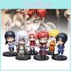 Naruto 6pcs Character Pvc Toy Model Desktop Decoration Child Christmas Gift